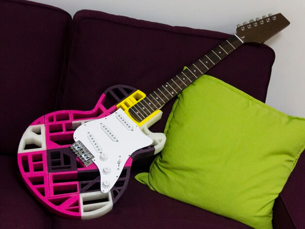 3d-gedruckte gitarre 3d printed guitar