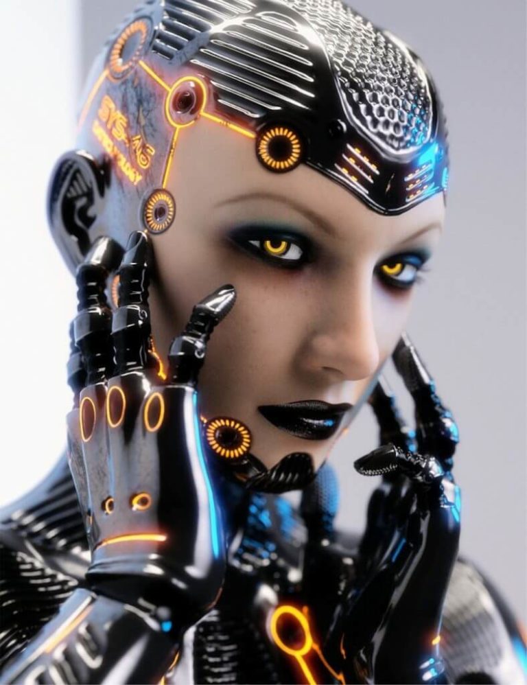 3d-modell daz3d cyborg 3d model