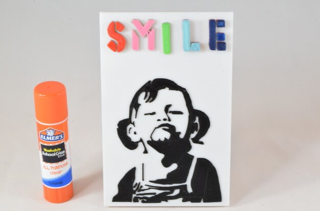 3d-modell banksy smile 3d model